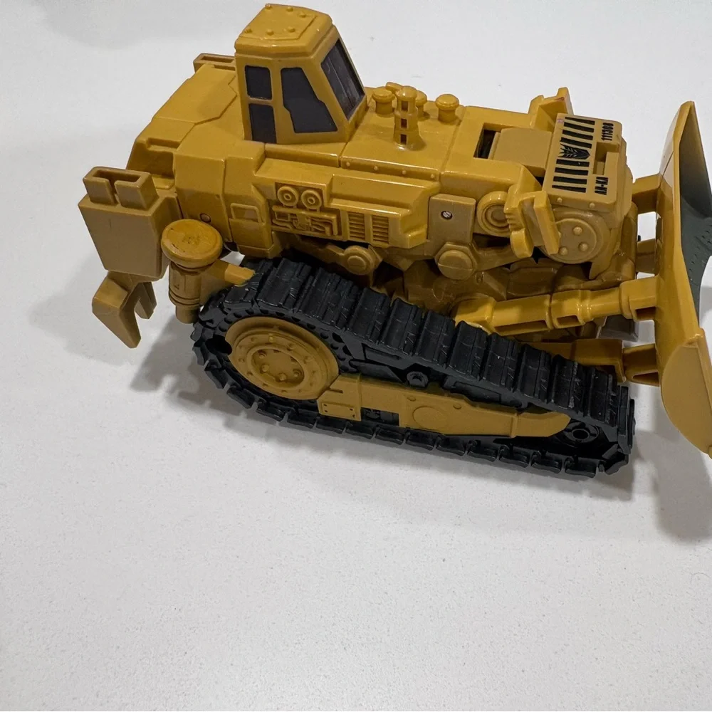 Yellow and Black Construction Vehicle Toy Set